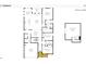Two-story home floor plan, featuring 3 bedrooms, 2 baths, great room, and 2-car garage at 1053 Bull Dog Ln, Wingate, NC 28174