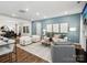 Spacious living room with stylish furnishings and fireplace at 1053 Bull Dog Ln, Wingate, NC 28174