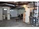 Unfinished basement with garage access and ample storage space at 123 Stonewall St, Albemarle, NC 28001