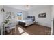 Bedroom with a full-size bed and work desk at 309 Commodore Loop, Mooresville, NC 28117