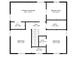 Second floor layout showing primary bedroom, two additional bedrooms and two bathrooms at 8946 Glencroft Rd, Mint Hill, NC 28227