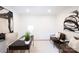 Spacious home office with ample natural light and comfortable seating at 8946 Glencroft Rd, Mint Hill, NC 28227