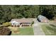 Aerial view of house and detached garage at 3540 Highway 324 Hwy, Rock Hill, SC 29732