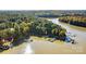 Aerial view of several boat slips at waterfront community at 8903 Hillstone Ct, Sherrills Ford, NC 28673