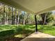 View from covered patio of grassy backyard at 1712 Mcdonald St, Charlotte, NC 28216