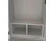 Built-in bench with storage in a light gray finish at 4057 Port Richmond Ave # 13, Gastonia, NC 28056