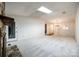 Bright living room with hardwood floors and a stone fireplace at 806 Bridgewood Dr, Rock Hill, SC 29732