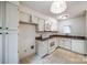 Kitchen with white cabinets, granite countertops, and appliances at 806 Bridgewood Dr, Rock Hill, SC 29732