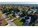 Aerial view of a residential neighborhood with houses and lush trees at 2620 Tralee Dr, Gastonia, NC 28056