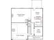 Main floor plan showing kitchen, Gathering room, and two-car garage at 219 Lake George Dr, Shelby, NC 28152