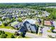 Aerial view of Bailey's Glen community, pool, and amenities at 12724 Hazelbrook Ln, Cornelius, NC 28031