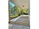 Spacious front porch with wooden posts and flooring at 112 Maple St, Shelby, NC 28150