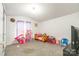 bedroom with pink carpeting and a playful decor at 4080 Thee Promised Way, Gold Hill, NC 28071