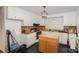 Kitchen with wood cabinets and butcher block island at 2441 Country Club Rd, Lincolnton, NC 28092