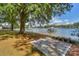 Scenic lake view from the backyard at 459 Kenway Loop, Mooresville, NC 28117