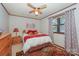 Cozy bedroom with a double bed and lake-themed decor at 459 Kenway Loop, Mooresville, NC 28117