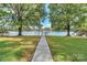 Concrete walkway to the lakefront at 459 Kenway Loop, Mooresville, NC 28117