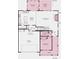 First floor plan showing kitchen, great room, and bedroom at 1406 Hubert Graham Way, Tega Cay, SC 29708