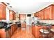 Modern kitchen with granite countertops and stainless steel appliances at 4108 Cheshire Glen Dr, Monroe, NC 28110