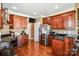 Modern kitchen with granite countertops and stainless steel appliances at 4108 Cheshire Glen Dr, Monroe, NC 28110