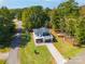 Two-story house with a modern design, viewed from above at 4608 Rockwood Dr, Waxhaw, NC 28173