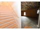 Unfinished basement with wooden framing and concrete floors at 4916 Southview Dr, Hickory, NC 28602