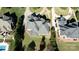 Aerial view showcasing home's size and lot in neighborhood at 639 Deberry Holw, Rock Hill, SC 29732