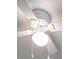 White ceiling fan with light kit at 4605 Coronado Dr # M, Charlotte, NC 28212