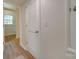 Hallway with access to laundry and closet at 4605 Coronado Dr # M, Charlotte, NC 28212