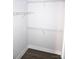 White closet with wire shelving and hanging rod at 1022 W C St, Kannapolis, NC 28081