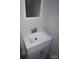 Clean bathroom with white vanity, undermount sink, and brushed nickel faucet at 1024 W C St, Kannapolis, NC 28081