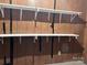 Storage room with two white shelves at 526 Kings Rd, Shelby, NC 28150