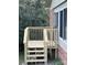 New deck with steps leading to yard at 526 Kings Rd, Shelby, NC 28150