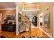Bright and spacious entryway with hardwood floors and staircase at 3905 Granite St, Terrell, NC 28682