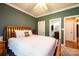 Comfortable bedroom with ensuite bathroom and ample closet space at 3905 Granite St, Terrell, NC 28682