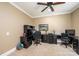Bright home office with built-in desk and ample space for two workstations at 3905 Granite St, Terrell, NC 28682