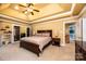 Bright bedroom with a king-size bed and access to a secondary bathroom at 3905 Granite St, Terrell, NC 28682