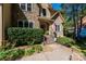 House entrance with stonework, steps, and landscaping at 3905 Granite St, Terrell, NC 28682