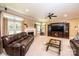 Spacious Gathering room featuring a fireplace and built-in entertainment center at 3905 Granite St, Terrell, NC 28682