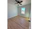 Bedroom with hardwood floors and ceiling fan at 1018 Cross Creek Dr, Oakboro, NC 28129