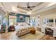 Large main bedroom with tray ceiling and en-suite bathroom at 2720 Field Master Dr, Monroe, NC 28110