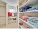 Spacious closet with built-in shelves, providing ample storage at 846 Windy Oaks Way, Lancaster, SC 29720