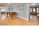 Elegant entryway with hardwood floors and a grand piano at 846 Windy Oaks Way, Lancaster, SC 29720