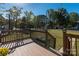 Deck with steps to backyard at 4108 Scarlet St, Matthews, NC 28104