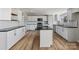 Spacious kitchen with white cabinets and granite countertops at 1221 Blake Dr, Mount Holly, NC 28120