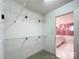 Spacious walk-in closet with wire shelving at 3018 Castlebrook Dr, Monroe, NC 28112