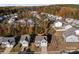 Aerial view showcasing the house and neighborhood at 2680 Andes Dr, Statesville, NC 28625