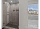 Large walk-in shower with glass enclosure at 2680 Andes Dr, Statesville, NC 28625