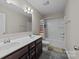 Bathroom features a double vanity and a shower/tub combo at 2680 Andes Dr, Statesville, NC 28625