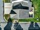 Townhome roof and backyard from above, showing a small patio at 2013 Firefly Ln, Fort Mill, SC 29715